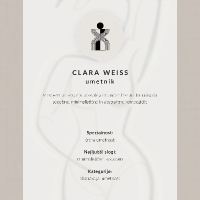 Decoratieve poster Minimalistische, elegante handlijnen, moderniteit