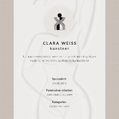 Decoratieve poster Minimalistische, elegante handlijnen, moderniteit