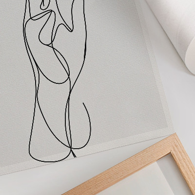 Decoratieve poster Minimalistische, elegante handlijnen, moderniteit