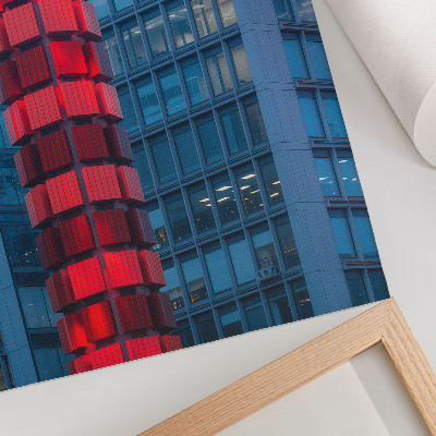 Decoratieve poster Moderne architectuur, stedelijke sfeer, ruimtelijkheid