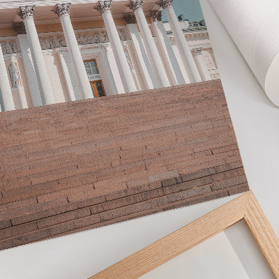 Decoratieve poster Gebouw met zuilen en elegante architectonische details
