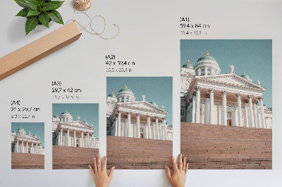 Decoratieve poster Gebouw met zuilen en elegante architectonische details