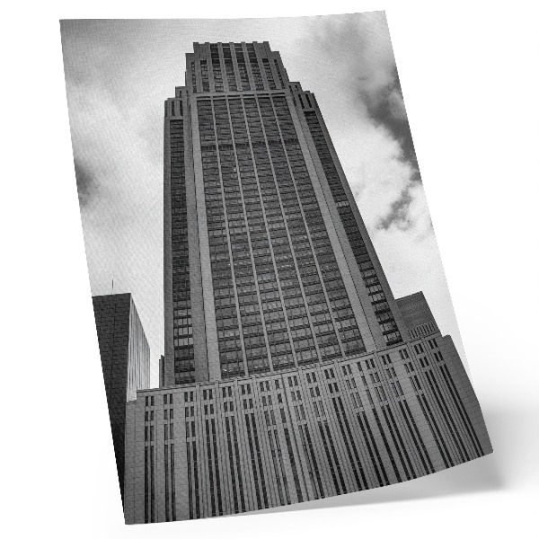 Wandposter Minimalistische wolkenkrabber harmonie soberheid