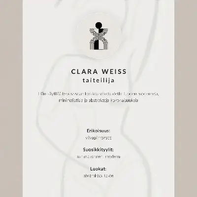 Wandposter met tweedimensionale vlakken en lijnen in een moderne, elegante stijl