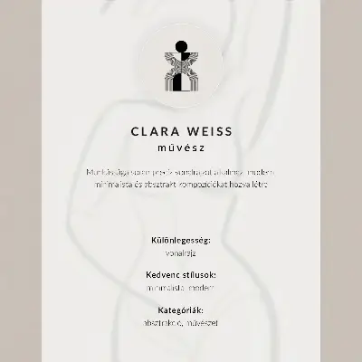 Wandposter met tweedimensionale vlakken en lijnen in een moderne, elegante stijl
