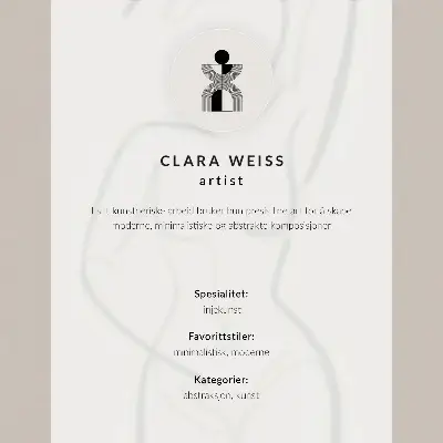 Wandposter met tweedimensionale vlakken en lijnen in een moderne, elegante stijl