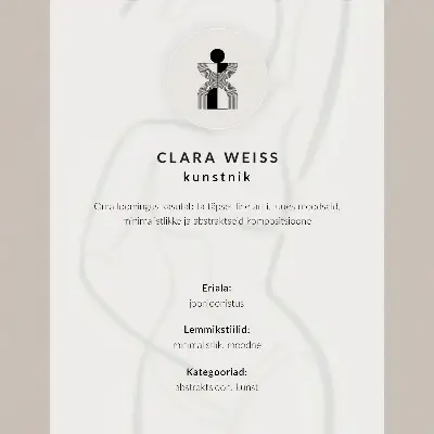Wandposter lijntekening met figuur en bloem voor een eenvoudige en elegante uitstraling