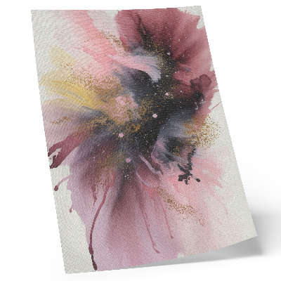 Poster Een explosie van kleur en energie, in moderne stijl.