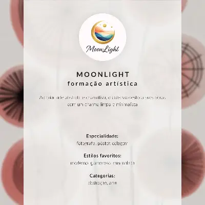 Poster met geometrische cirkels minimalistisch design in roze en zwart
