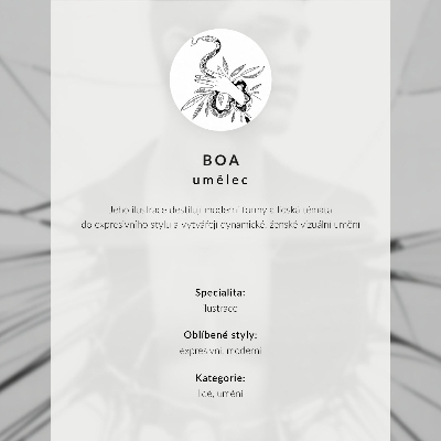 Decoratieve poster Een figuur met een hoed tegen de hemel van vrijheid.