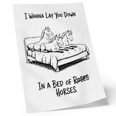 Poster Zwart-wit illustratieve humoristische tekst met dieren