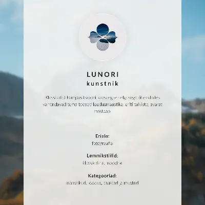 Wandposter winterlandschap met skipistes, bergen, bomen en lucht