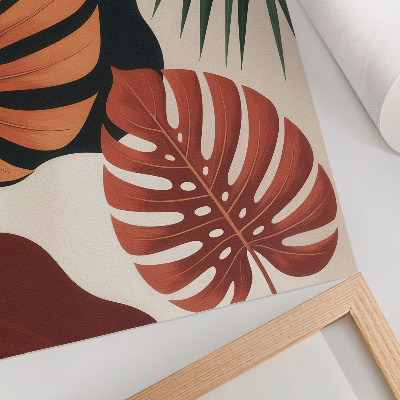 Poster Tropische bladeren, levendige kleuren, moderniteit