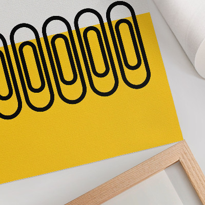 Decoratieve poster Strakke geometrische lijnen en contrasterende kleuren