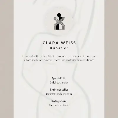 Decoratieve poster abstracte gezichtslijnen in modern minimalisme