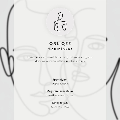 Wandposter Subtiele vormen, elegante lijnen en harmonie.