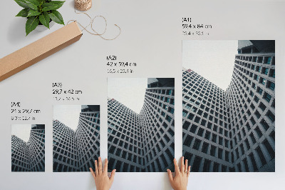 Poster Moderne architectuur verticale lijnen