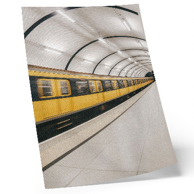 Decoratieve poster Moderne metro, vloeiende lijnen, dynamisch