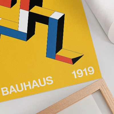 Poster Expressief patroon, geometrie, dominantie van kleur, moderniteit