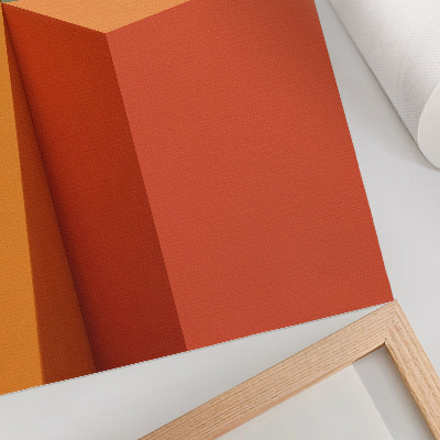 Wandposter Geometrische architectuur, kleuren, harmonie en ruimte