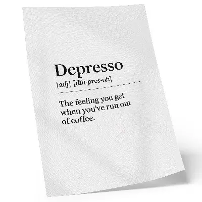 Depressie definitie poster