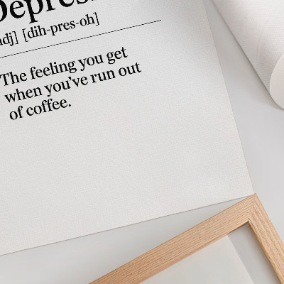 Poster Depressie definitie