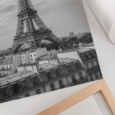 Decoratieve poster Elegante Eiffeltoren in grijs, modern perspectief