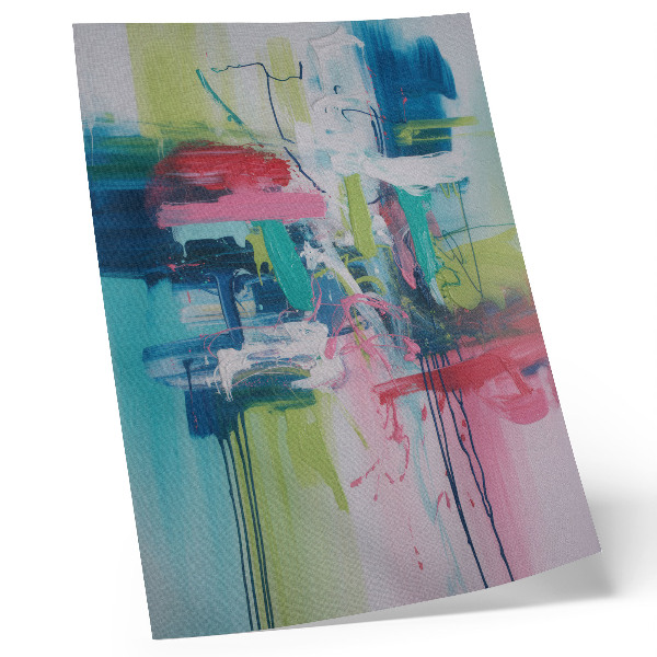 Wandposter Intense kleuren, energie, abstractie