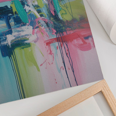 Wandposter Intense kleuren, energie, abstractie