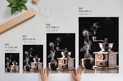 Wandposter met sfeervolle ambiance, klassieke motieven en een donker kleurenpalet