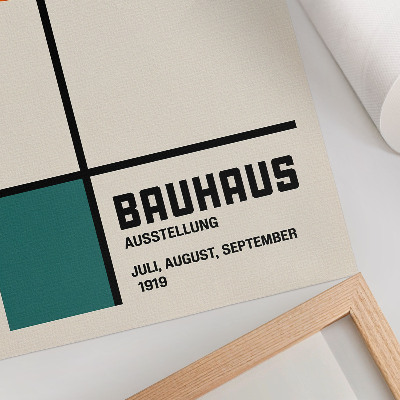 Poster Geometrie, kleuren, minimalisme, moderniteit, vorm