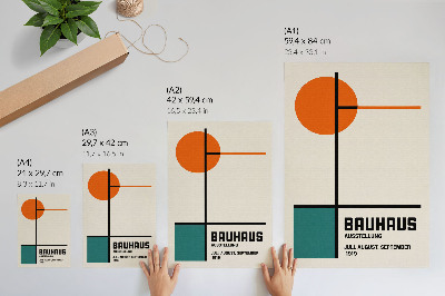 Poster Geometrie, kleuren, minimalisme, moderniteit, vorm