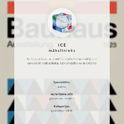 Decoratieve poster Geometrische compositie, modern minimalisme