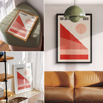 Decoratieve poster Geometrische compositie, modern minimalisme