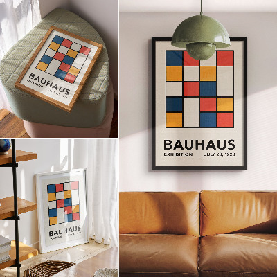 Poster Geometrische vormen in een minimalistische stijl