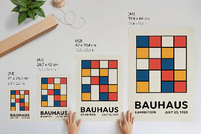 Poster Geometrische vormen in een minimalistische stijl