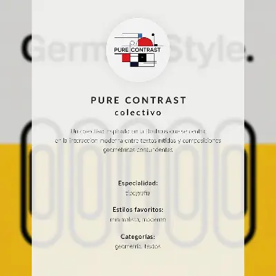 Bauhaus stijl poster met geometrisch ontwerp