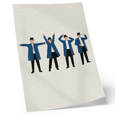 Wandposter Moderne personages in Scandinavische stijl