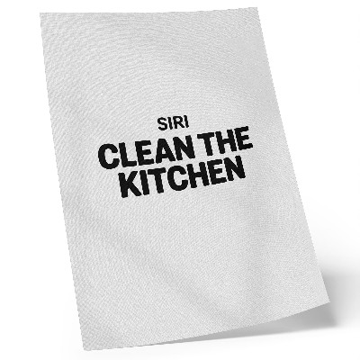 Wandposter Minimalistische inscriptie met contrasterend motief