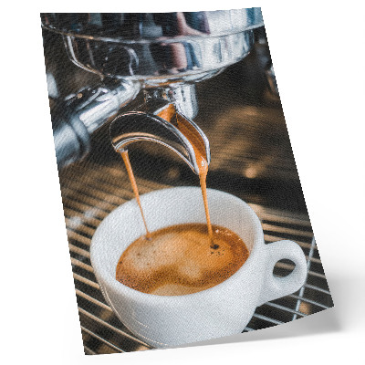 Wandposter Expressieve drank, witte beker, moderniteit