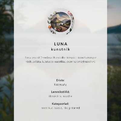 Poster Palmbomen, zon, glooiende duinen, warme kleuren