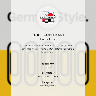 Decoratieve poster Geometrische letters in levendige kleuren