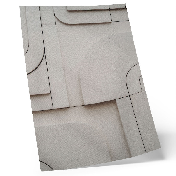Poster Geometrische vormen, moderne compositie, elegantie