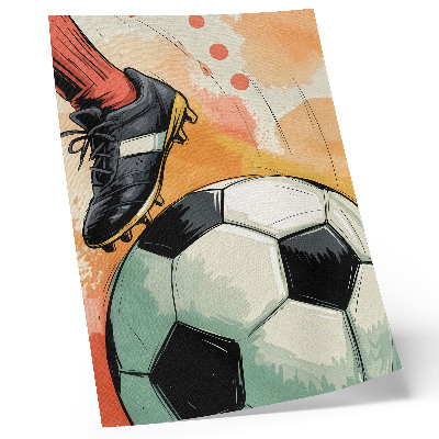 Wandposter Sportieve accenten, prachtige kleuren, dynamische compositie