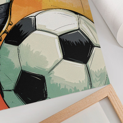 Wandposter Sportieve accenten, prachtige kleuren, dynamische compositie