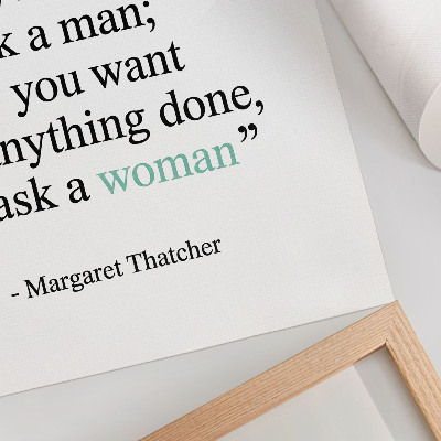 Wandposter Minimalistische quote die motiveert en inspireert tot eenvoud