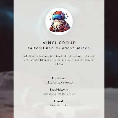 Decoratieve poster moderne architectuur in blauw met wolken