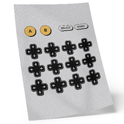 Poster Minimalisme van gamecontrollers, retro moderniteit