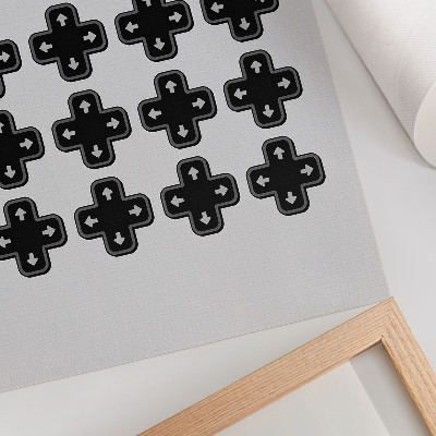 Poster Minimalisme van gamecontrollers, retro moderniteit