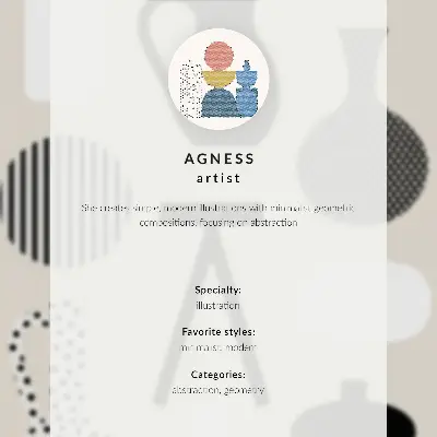 Decoratieve poster met zwart-witte ogen in een modern symmetrisch contrast